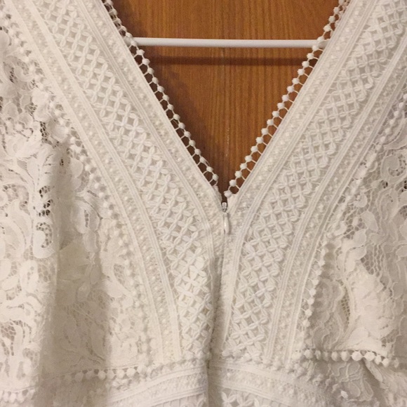 White Dress - Eliza J - Size 12 - Picture 3 of 4